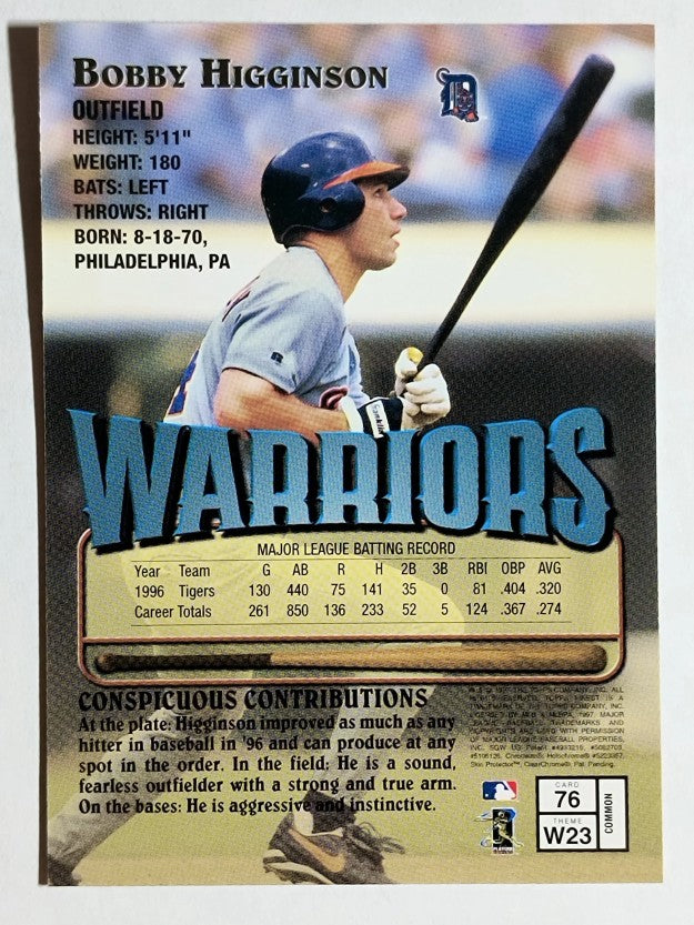 1997 Finest #76 Bobby Higginson B