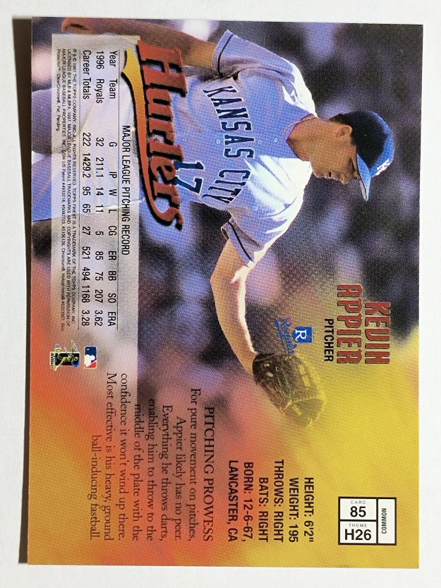 1997 Finest #85 Kevin Appier B