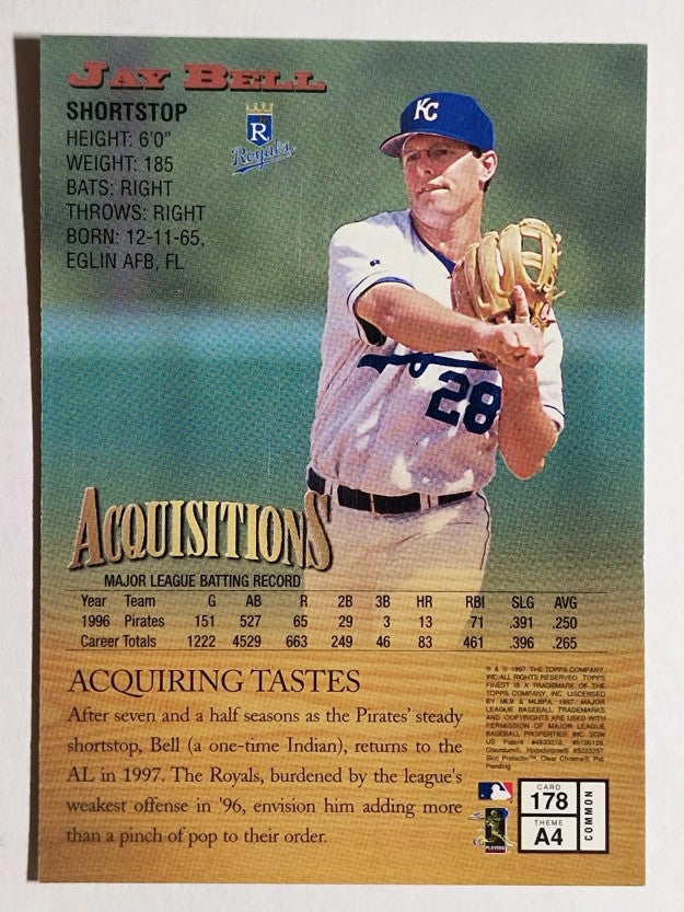 1997 Finest #178 Jay Bell B