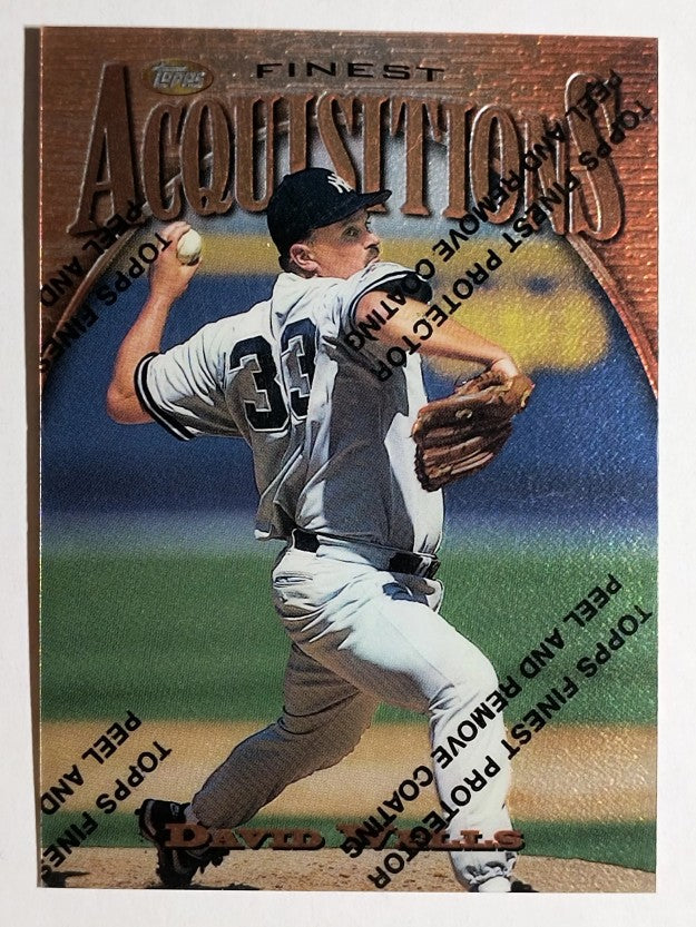 1997 Finest #179 David Wells B