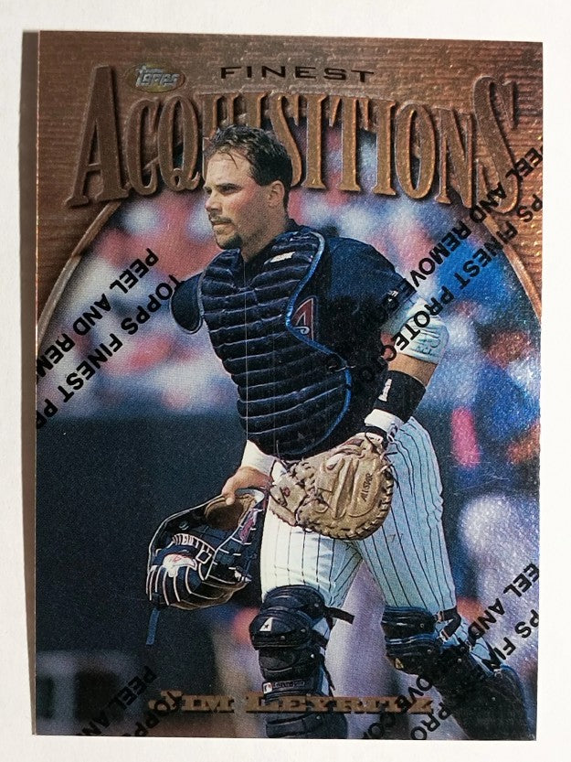 1997 Finest #209 Jim Leyritz B