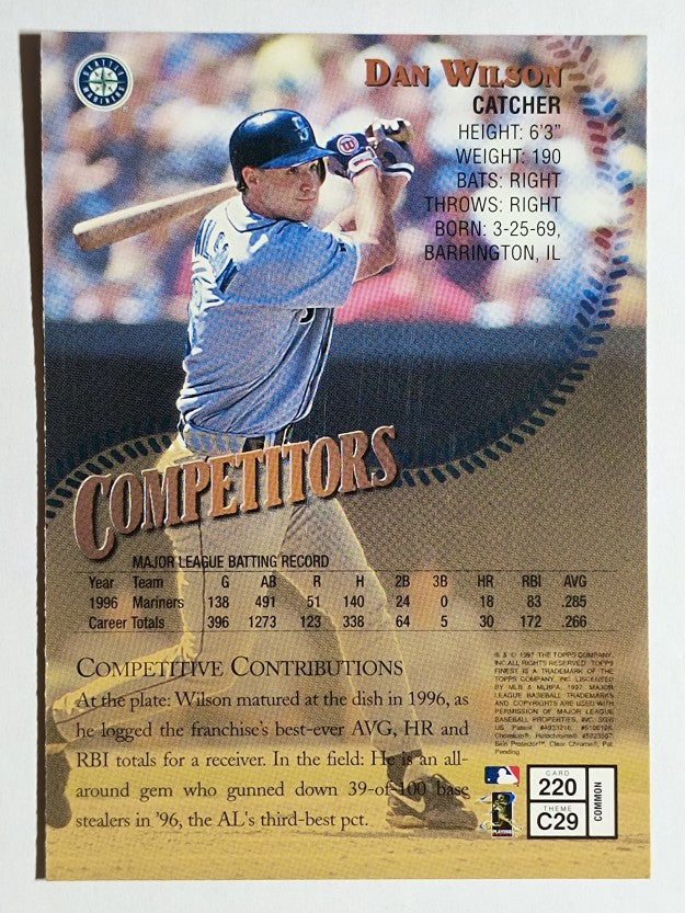 1997 Finest #220 Dan Wilson B