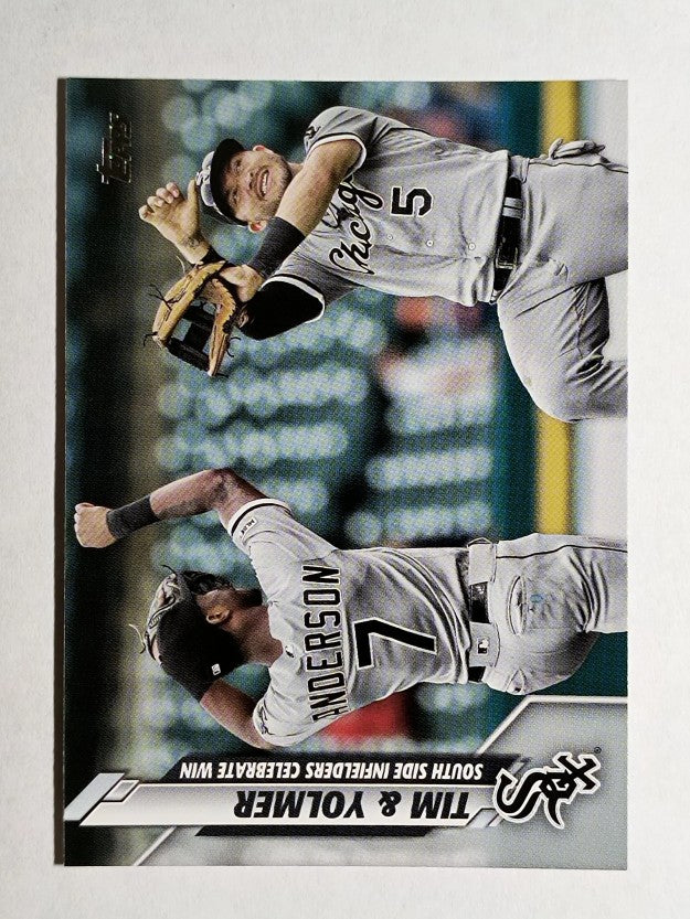 2020 Topps #85 Tim and Yolmer/Tim Anderson/Yolmer Sanchez
