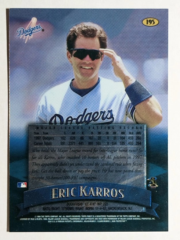 1998 Finest No-Protectors #195 Eric Karros