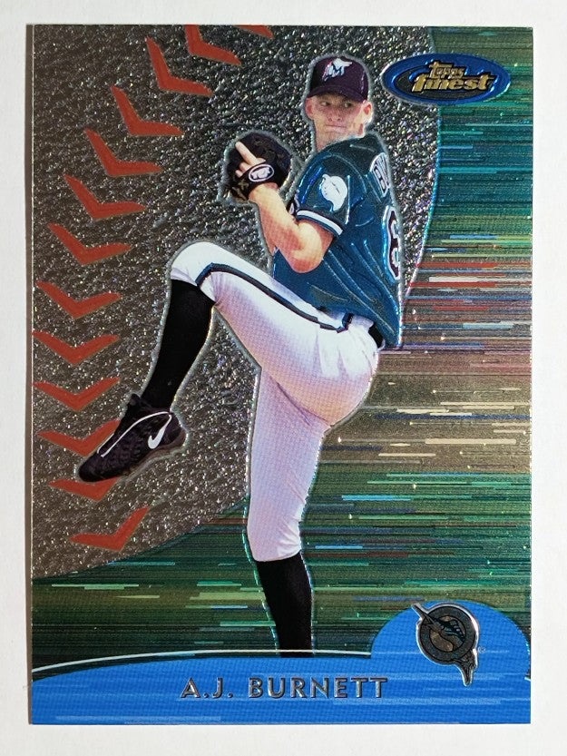 2000 Finest #87 A.J. Burnett