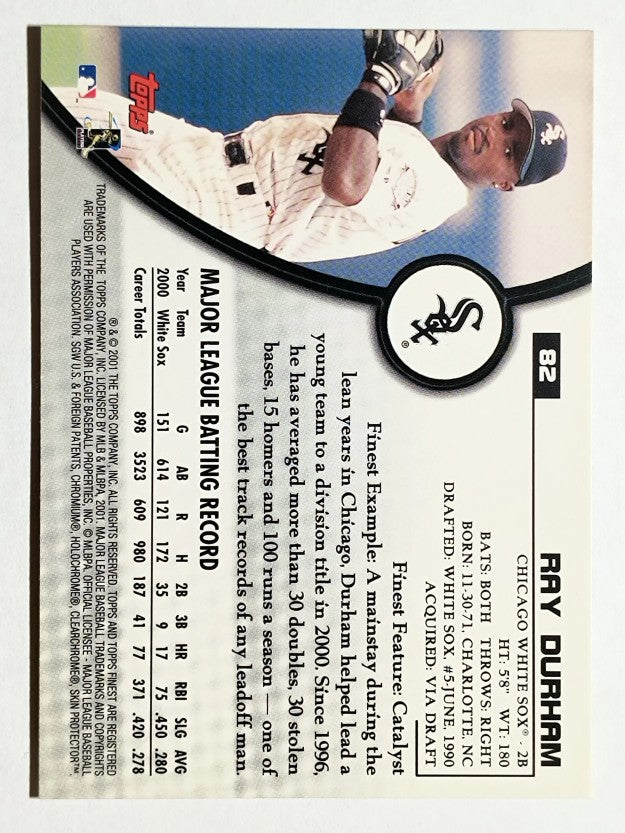 2001 Finest #82 Ray Durham