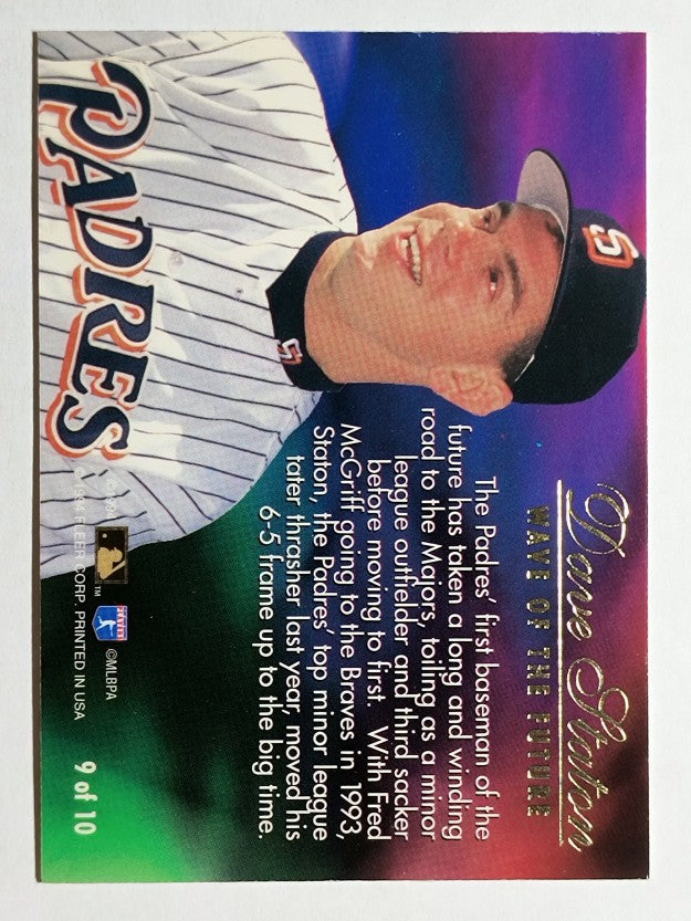 1994 Flair Wave of the Future #A9 Dave Staton