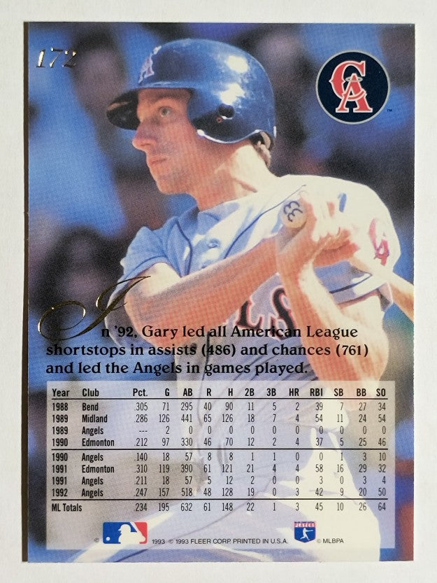 1993 Flair #172 Gary DiSarcina