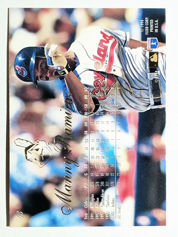 1994 Flair #43 Manny Ramirez