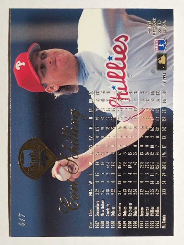 1994 Flair #417 Curt Schilling