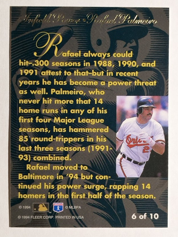 1994 Flair Infield Power #6 Rafael Palmeiro