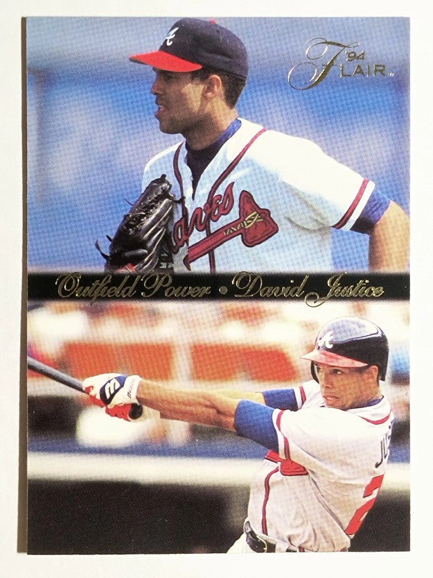 1994 Flair Outfield Power #7 David Justice
