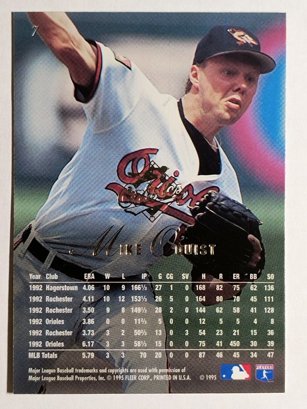 1995 Flair #7 Mike Oquist