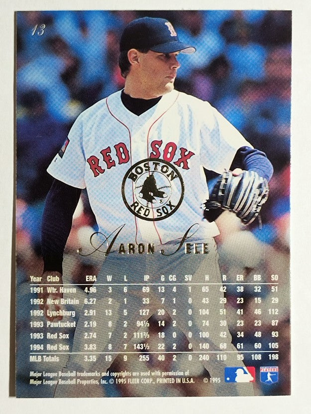 1995 Flair #13 Aaron Sele