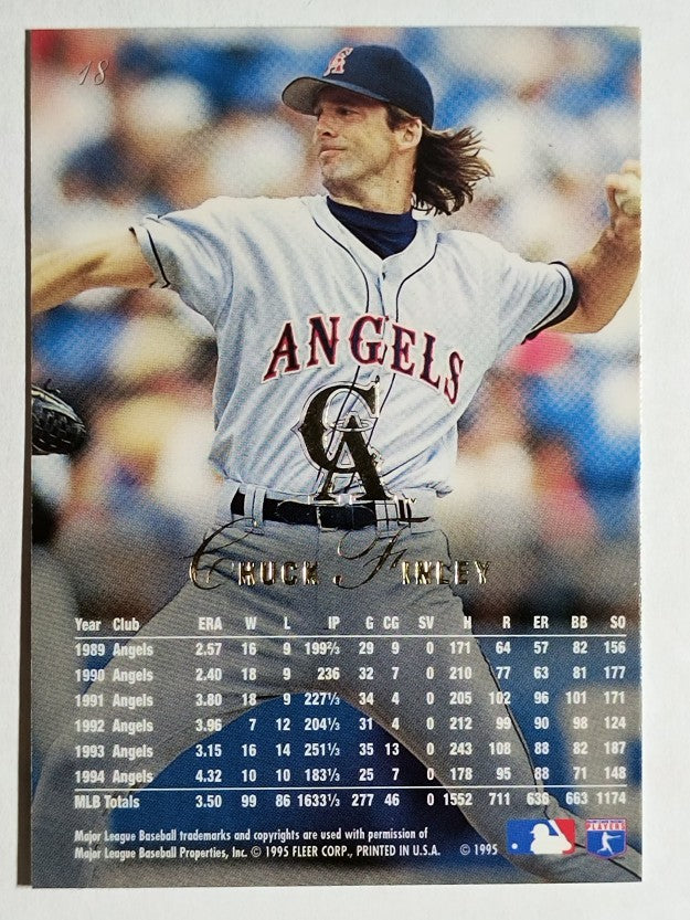 1995 Flair #18 Chuck Finley