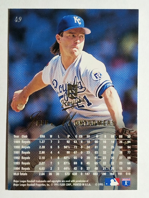 1995 Flair #49 Jeff Montgomery