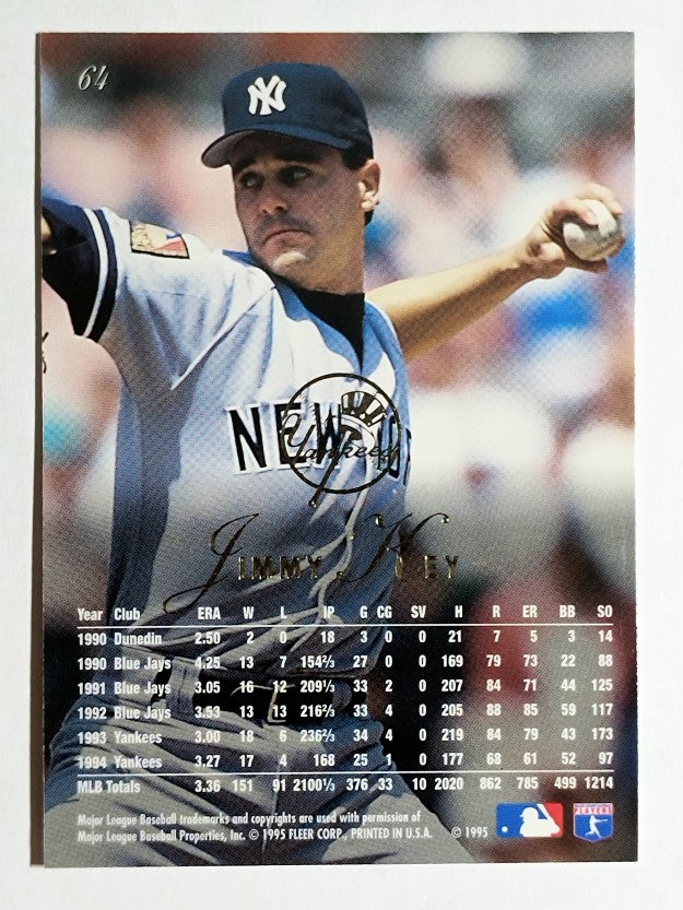 1995 Flair #64 Jimmy Key