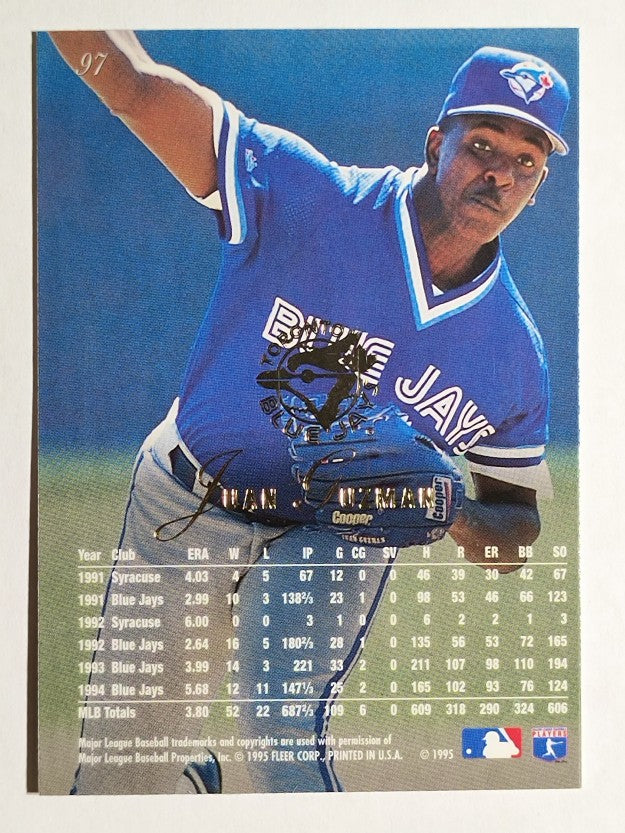1995 Flair #97 Juan Guzman