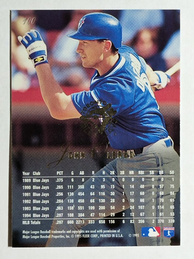 1995 Flair #100 John Olerud