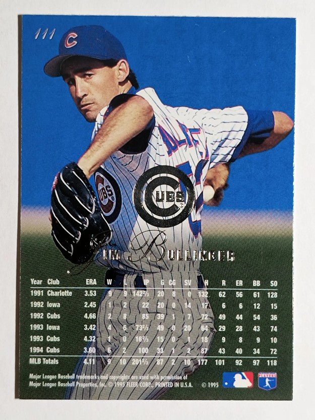 1995 Flair #111 Jim Bullinger