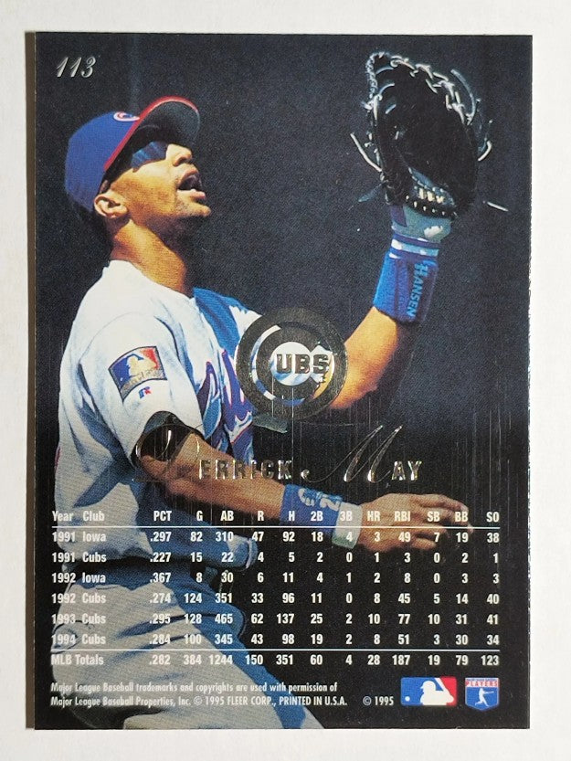 1995 Flair #113 Derrick May