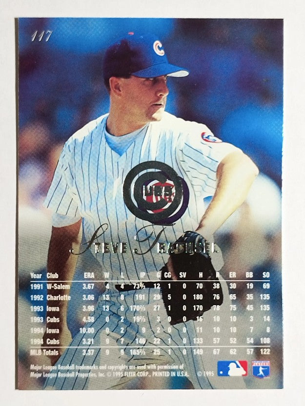 1995 Flair #117 Steve Trachsel