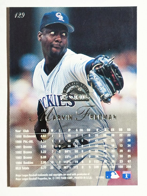 1995 Flair #129 Marvin Freeman