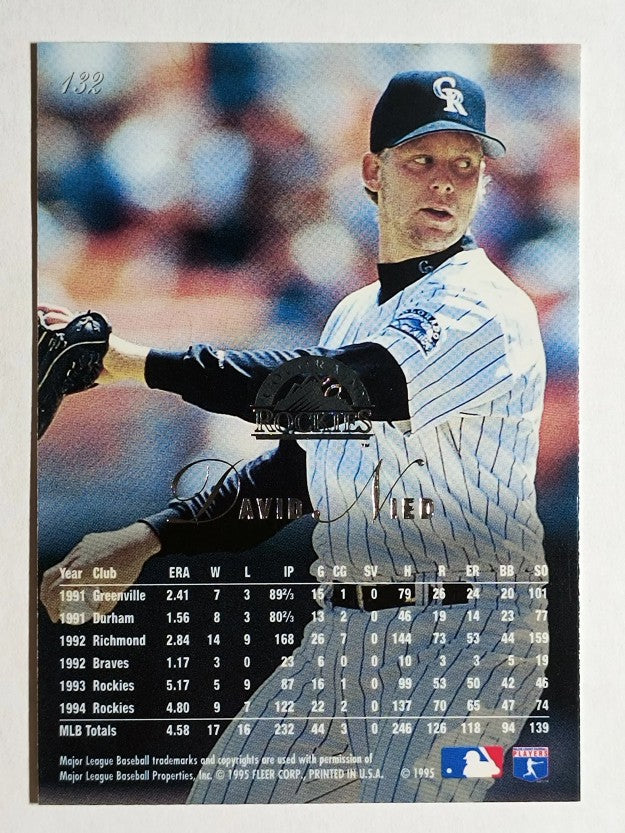 1995 Flair #132 David Nied