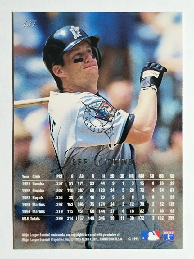 1995 Flair #137 Jeff Conine