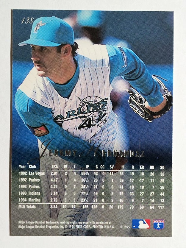 1995 Flair #138 Jeremy Hernandez