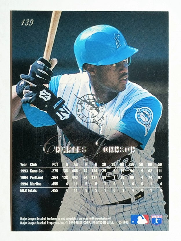 1995 Flair #139 Charles Johnson