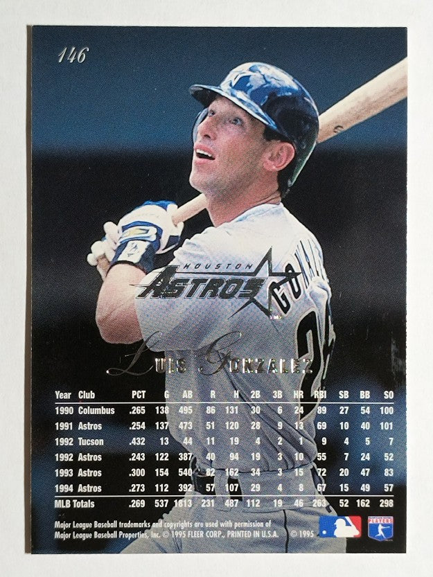 1995 Flair #146 Luis Gonzalez