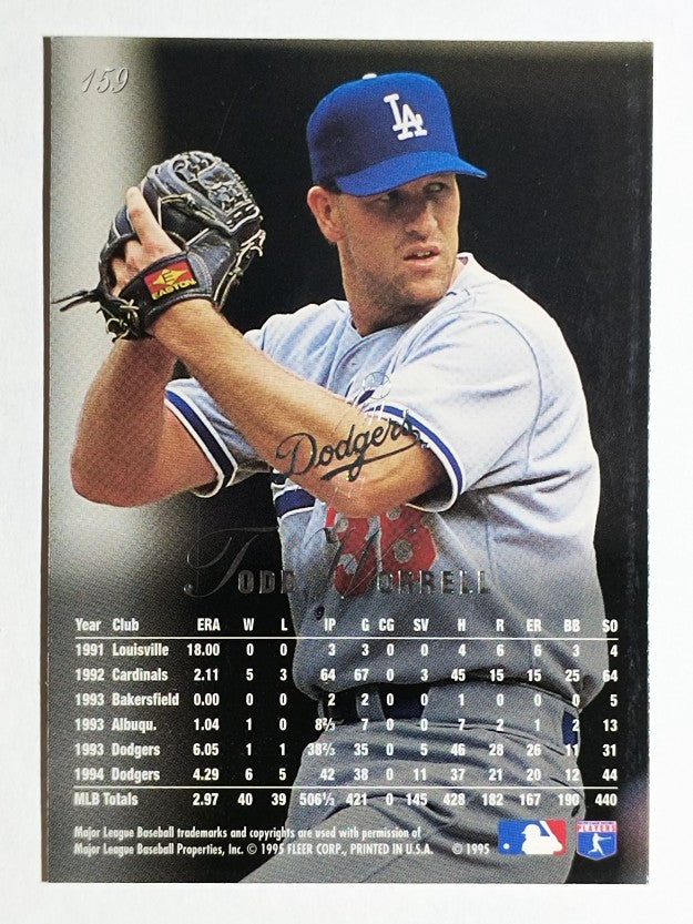 1995 Flair #159 Todd Worrell