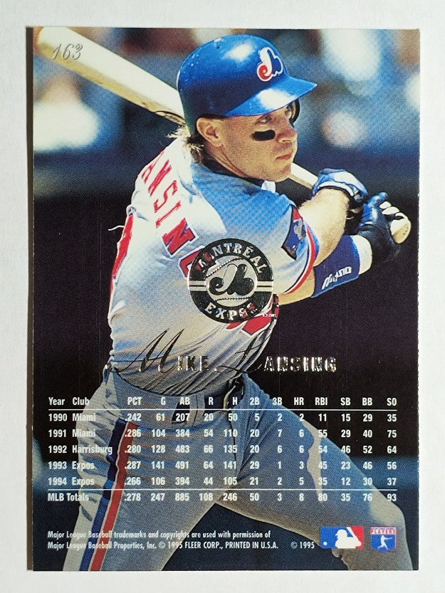 1995 Flair #163 Mike Lansing