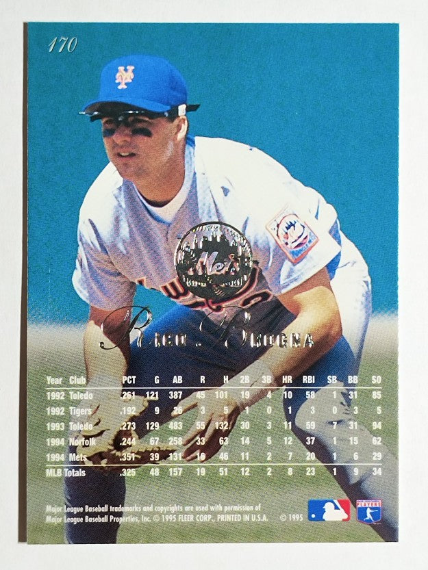 1995 Flair #170 Rico Brogna