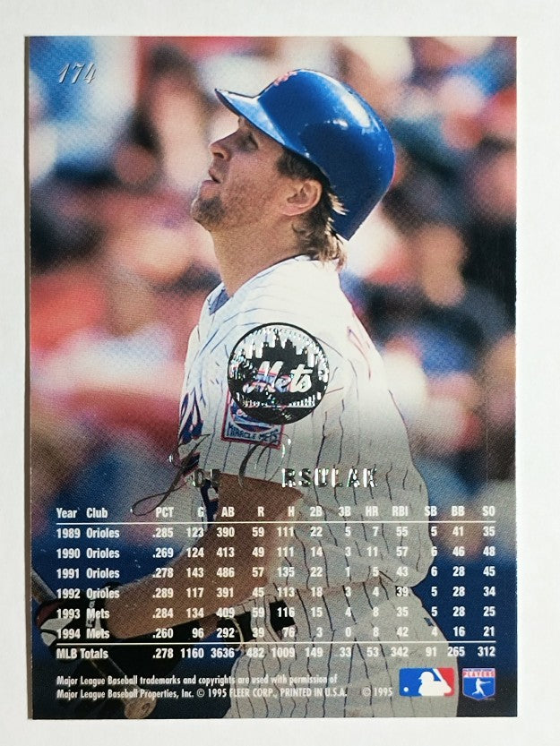 1995 Flair #174 Joe Orsulak