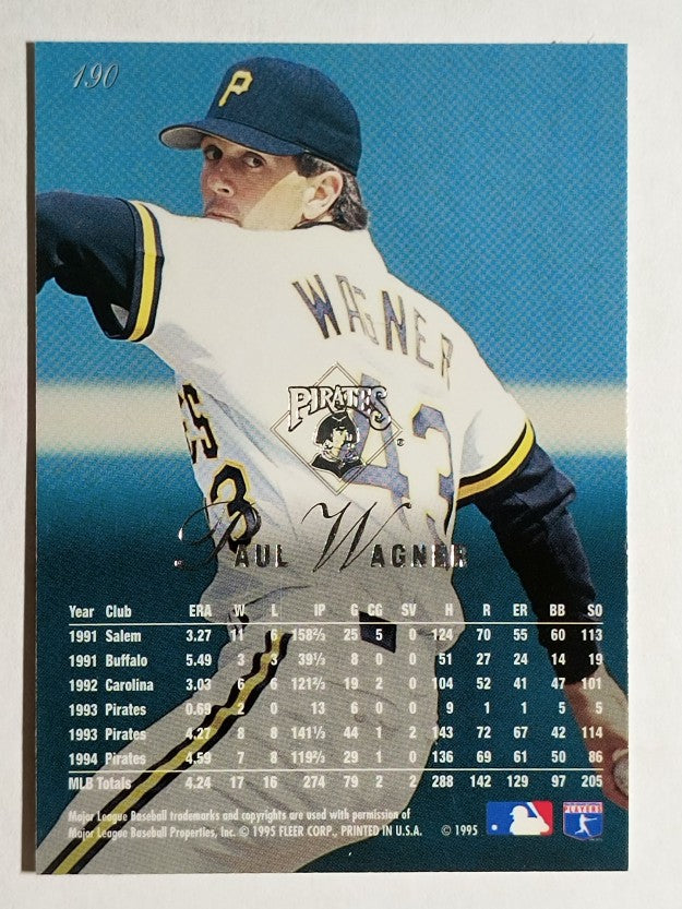 1995 Flair #190 Paul Wagner