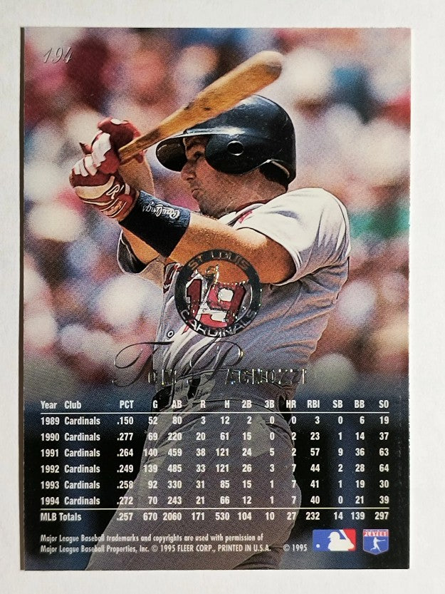 1995 Flair #194 Tom Pagnozzi
