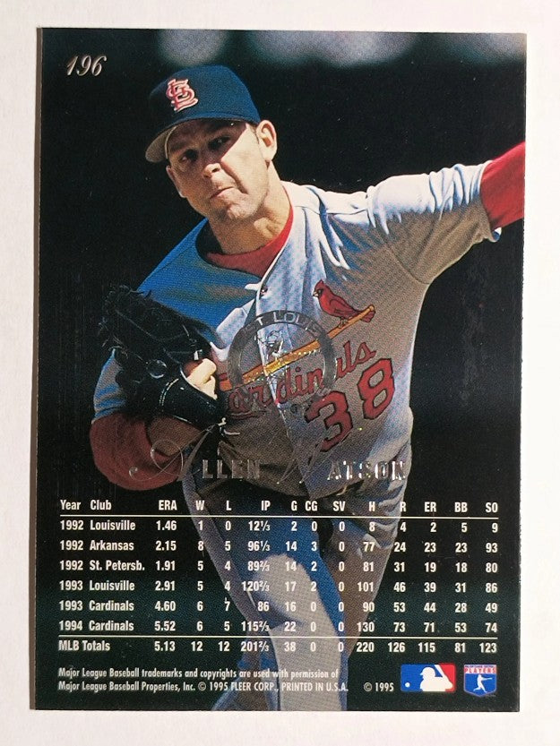 1995 Flair #196 Allen Watson