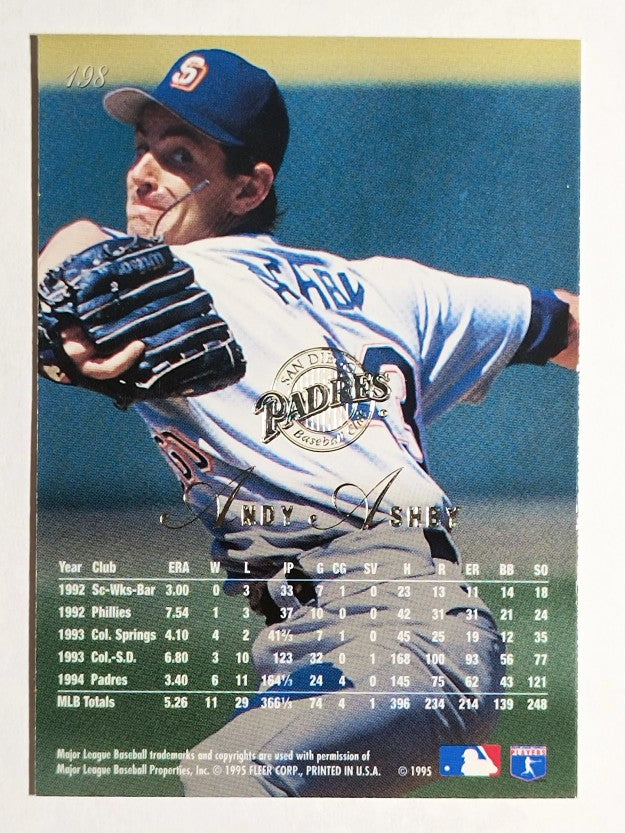 1995 Flair #198 Andy Ashby