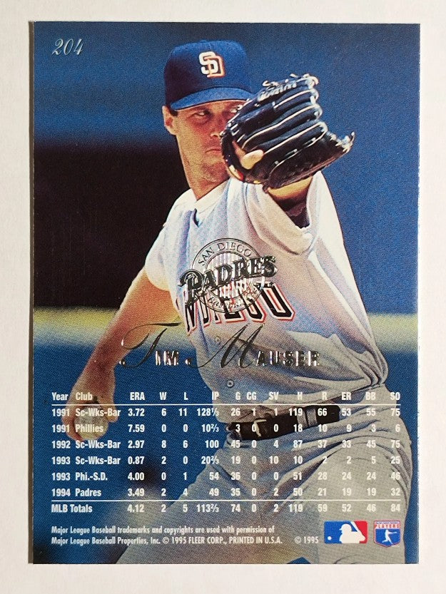 1995 Flair #204 Tim Mauser