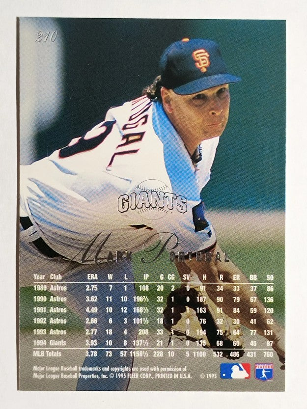 1995 Flair #210 Mark Portugal