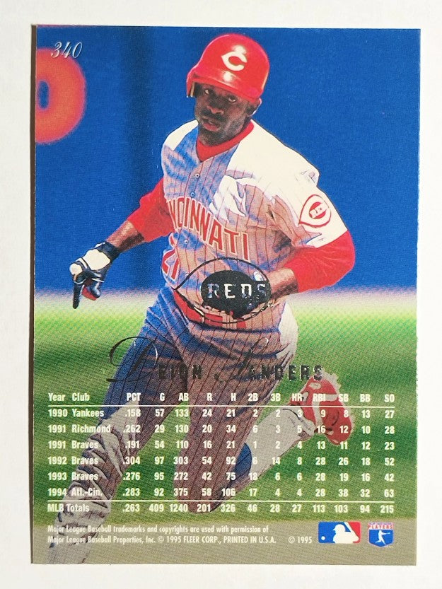 1995 Flair #340 Deion Sanders