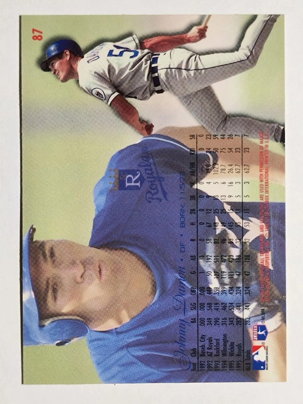 1996 Flair #87 Johnny Damon