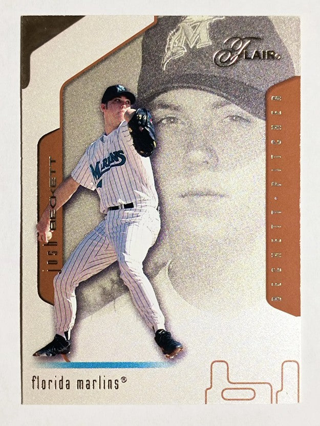 2002 Flair #100 Josh Beckett