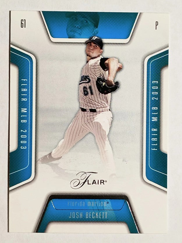 2003 Flair #42 Josh Beckett