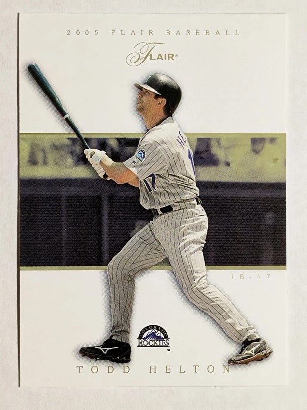 2005 Flair #13 Todd Helton