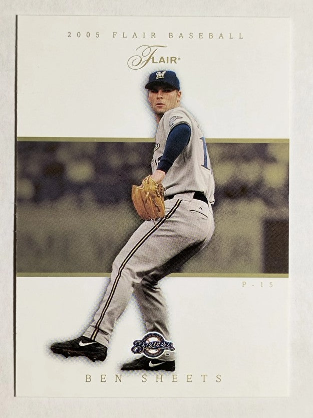 2005 Flair #24 Ben Sheets
