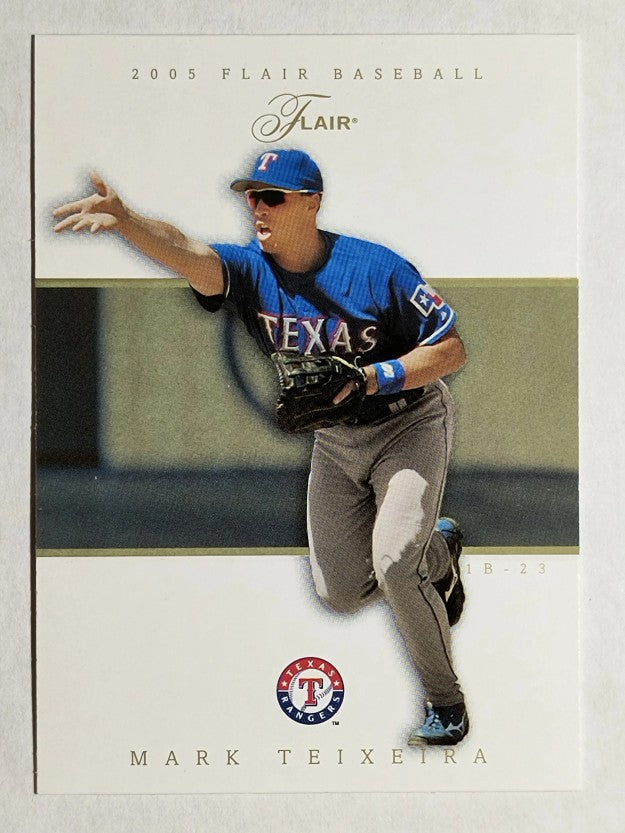 2005 Flair #42 Mark Teixeira