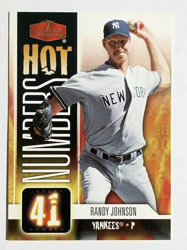 2006 Flair Showcase Hot Numbers #25 Randy Johnson